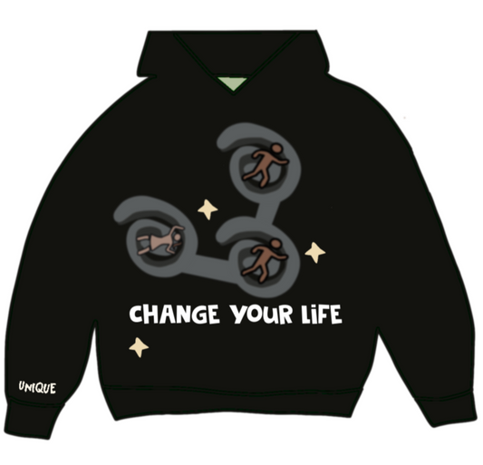 Hoodie "Change your life"